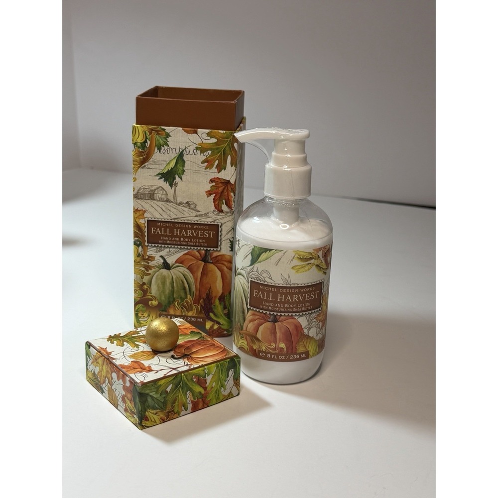 Michel Design Works Fall Harvest Lotion Autumn Pumpkin Farmhouse Gift Decor
